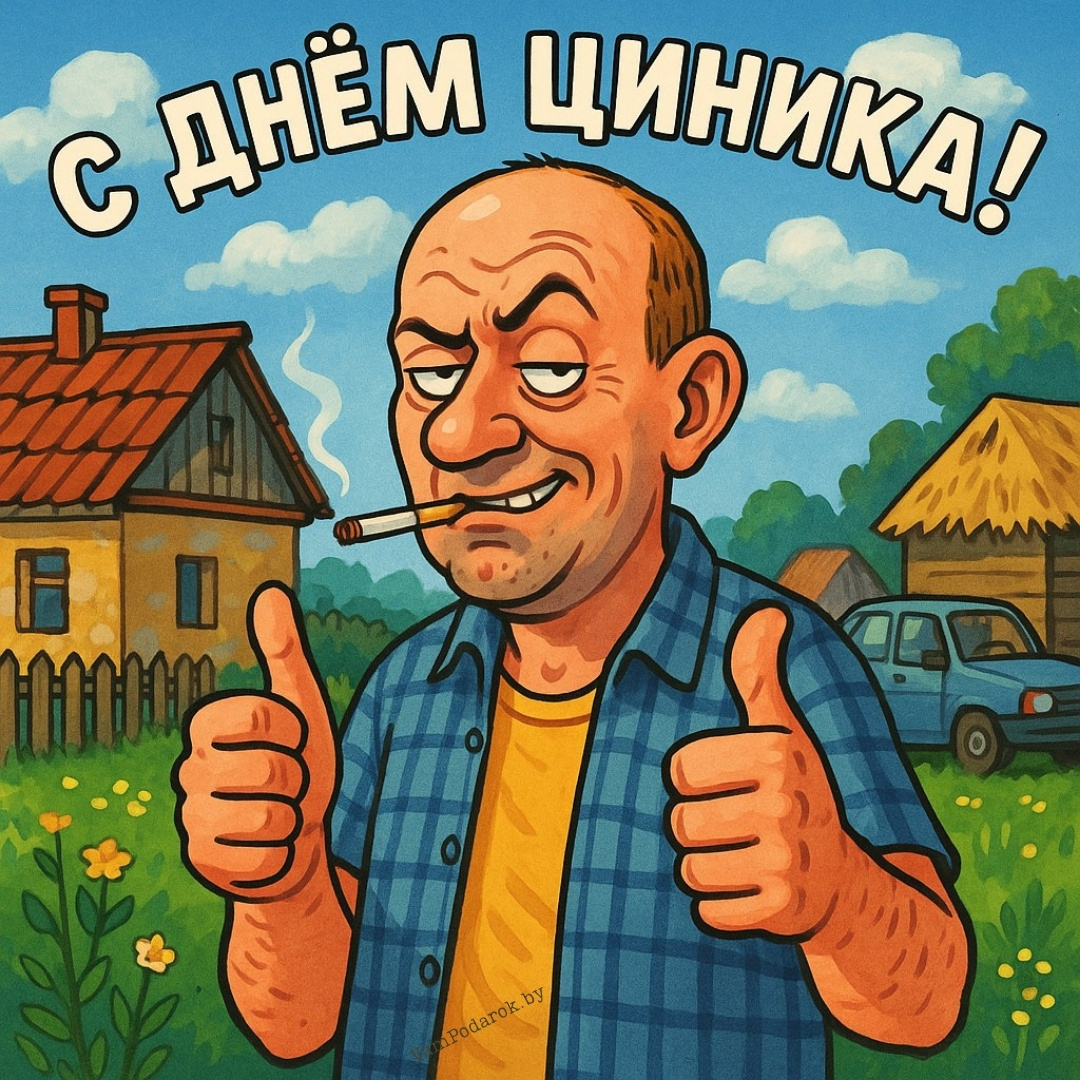 День цинника – открытка