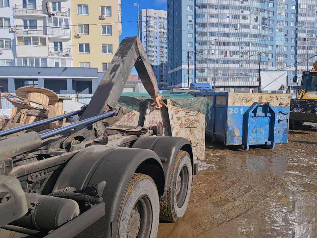 Контейнер 27 м³ для вывоза бытового мусора