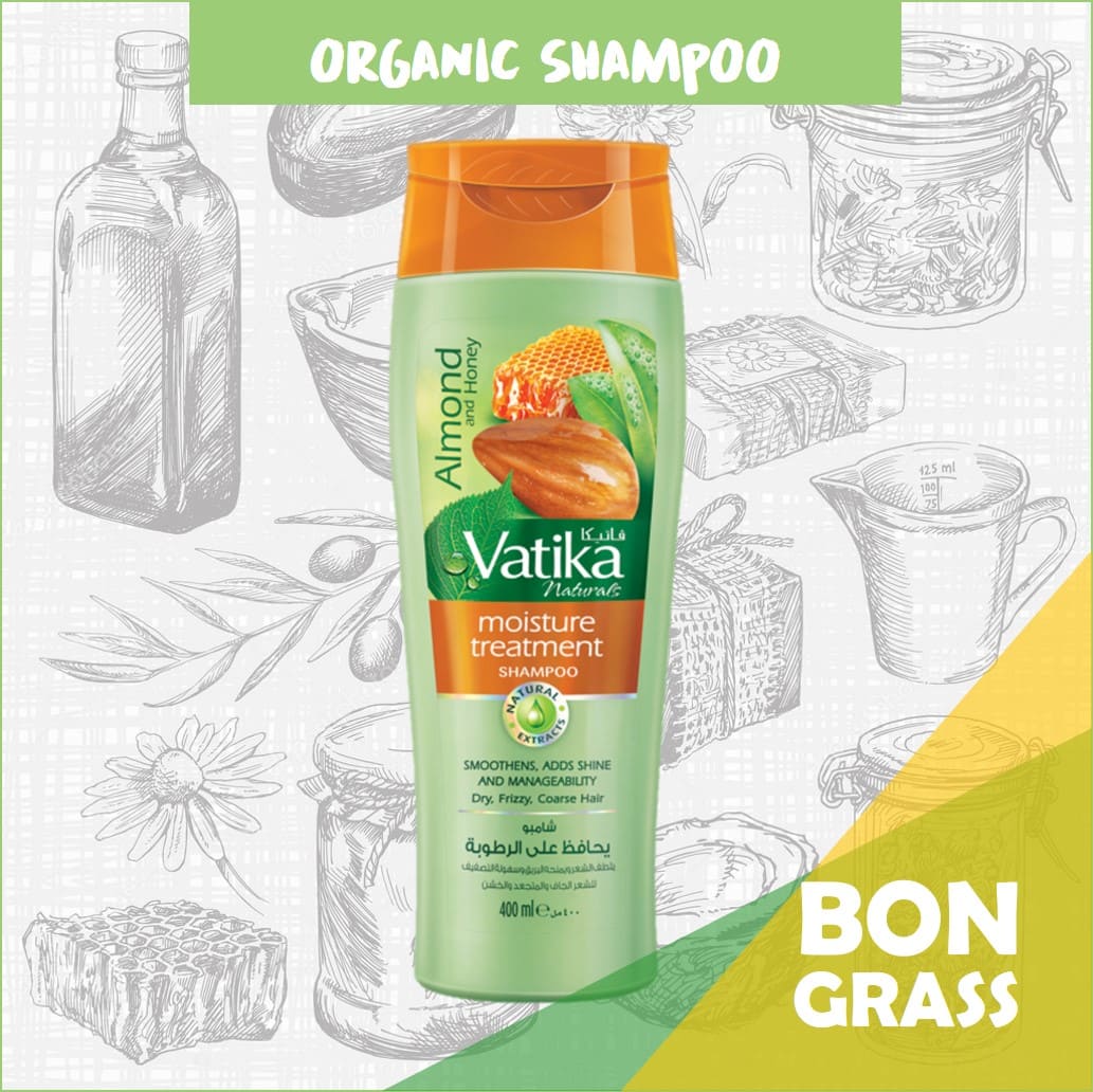 Vatika шампунь Moisture Treatment Dabur увлажняющий масло миндаля, мед ...