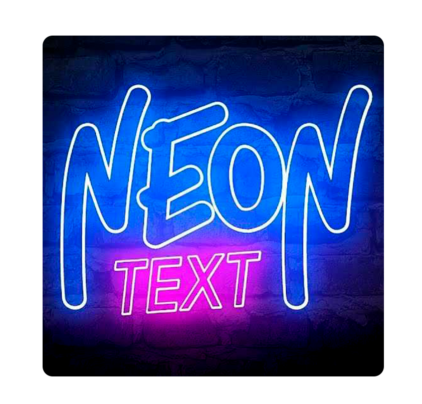 неоновая вывеска