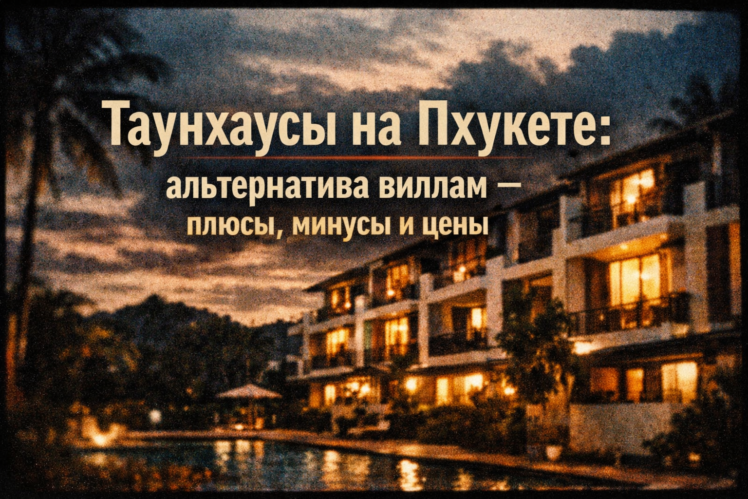 почему таунхаусы становятся популярной альтернативой виллам Представьте: у вас собственный дом с небольшим садом, бассейном в комплексе, охраной и инфраструктурой, но без огромных расходов на содержание отдельной виллы. Таунхаусы на Пхукете — это золотая 