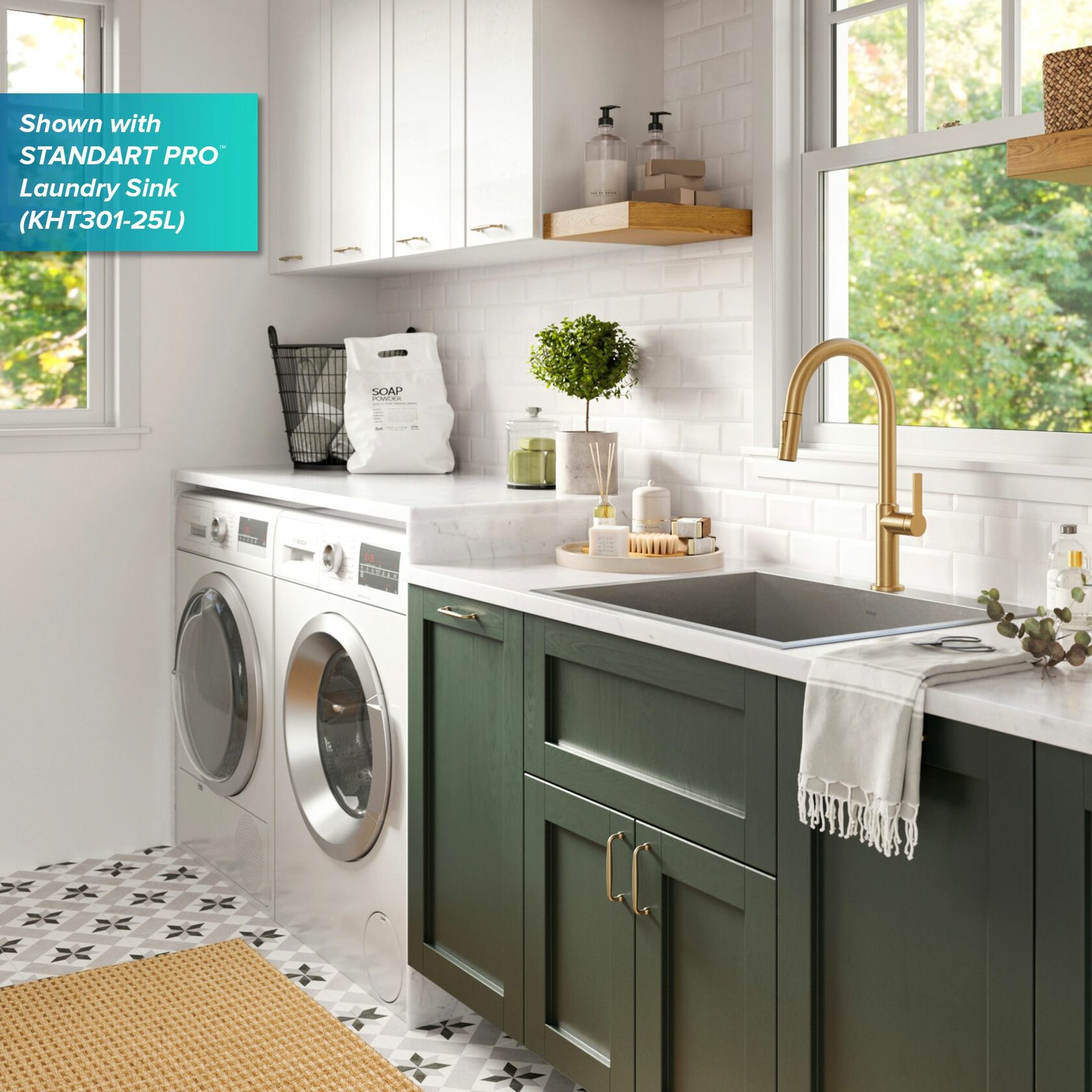 Кухонний змішувач Kraus KPF-2820BB - изображение 11