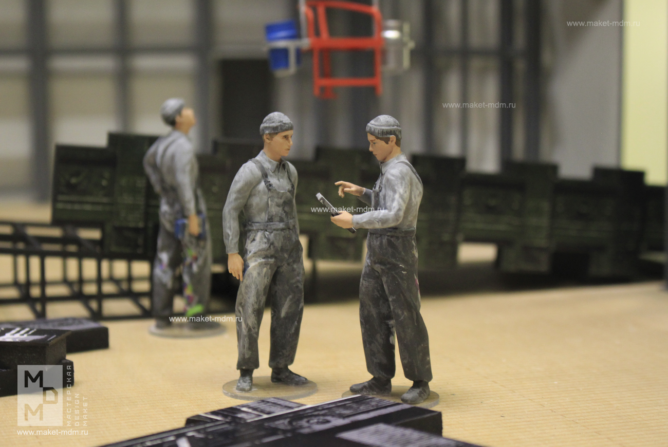 макет декораций к спектаклю Пик Ник Электротеатра Станиславский