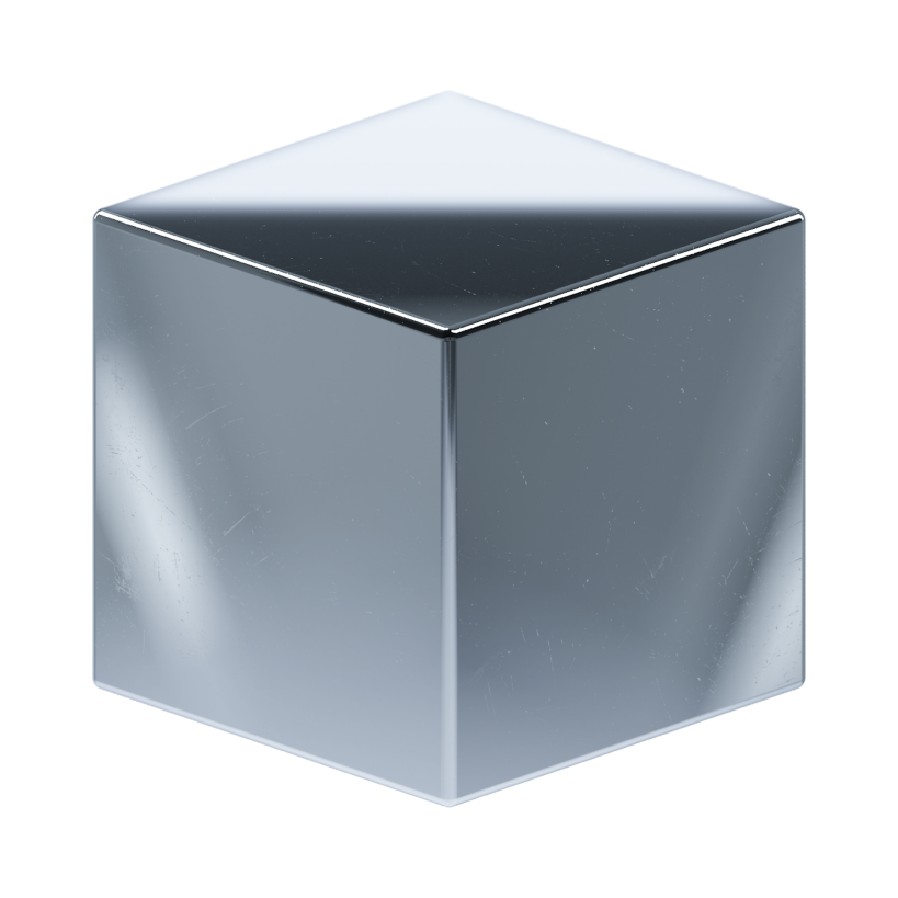 металлический куб