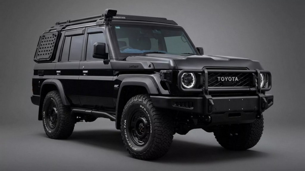 Toyota Land Cruiser 76 от PVS. Брутальный универсал в костюме от кутюр