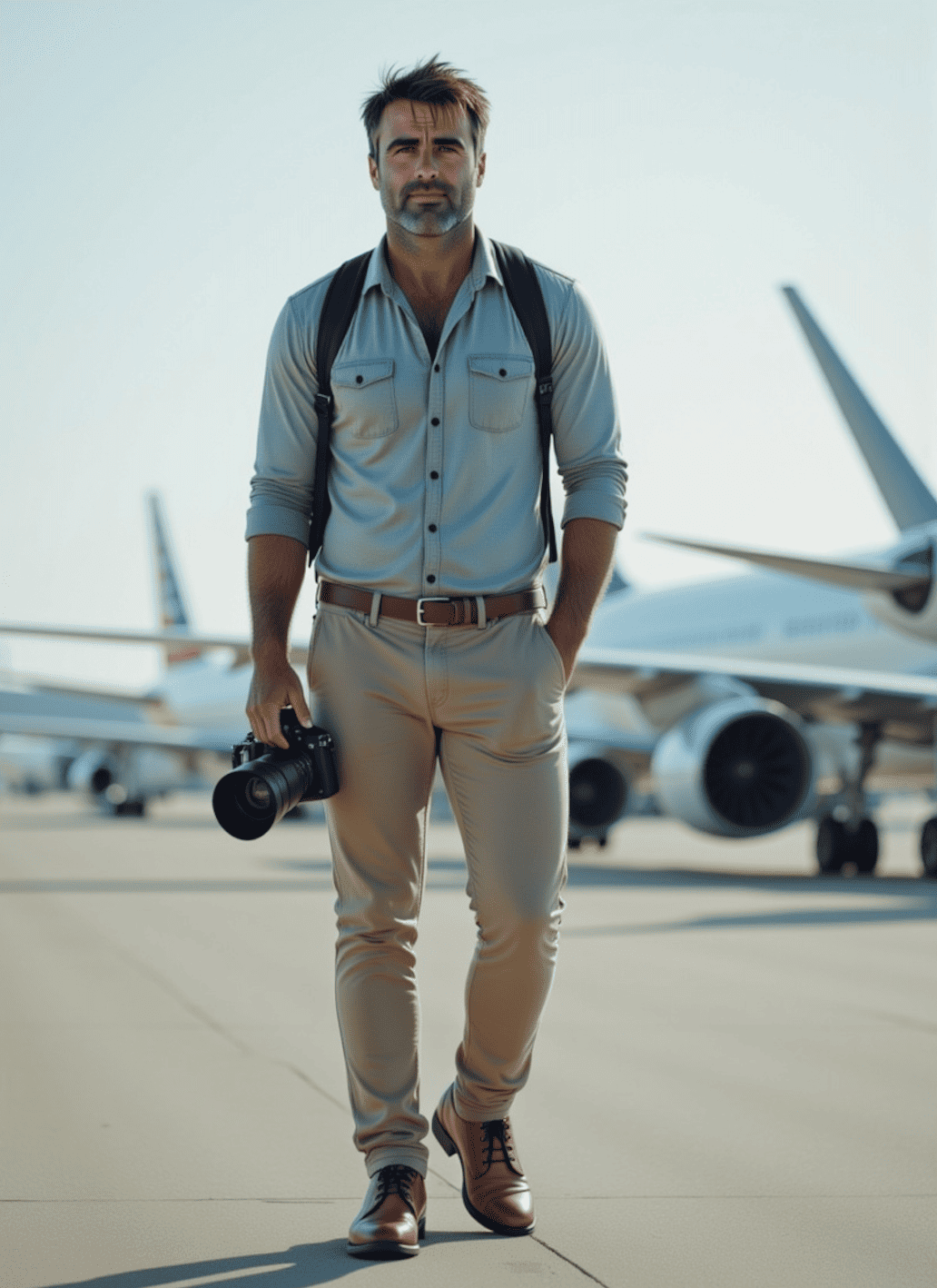 Lev Mazaraki: near the planes