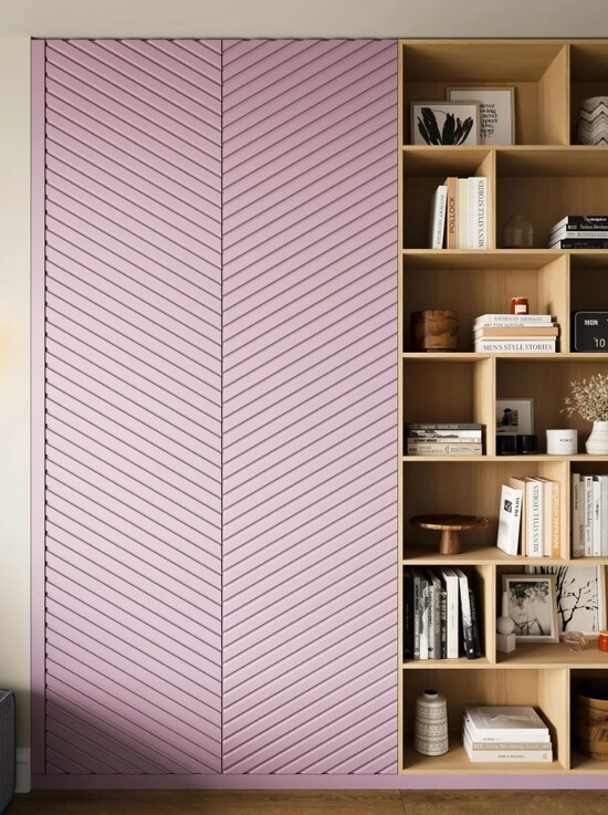 Варианты фрезеровки дверей для встроенного шкафа