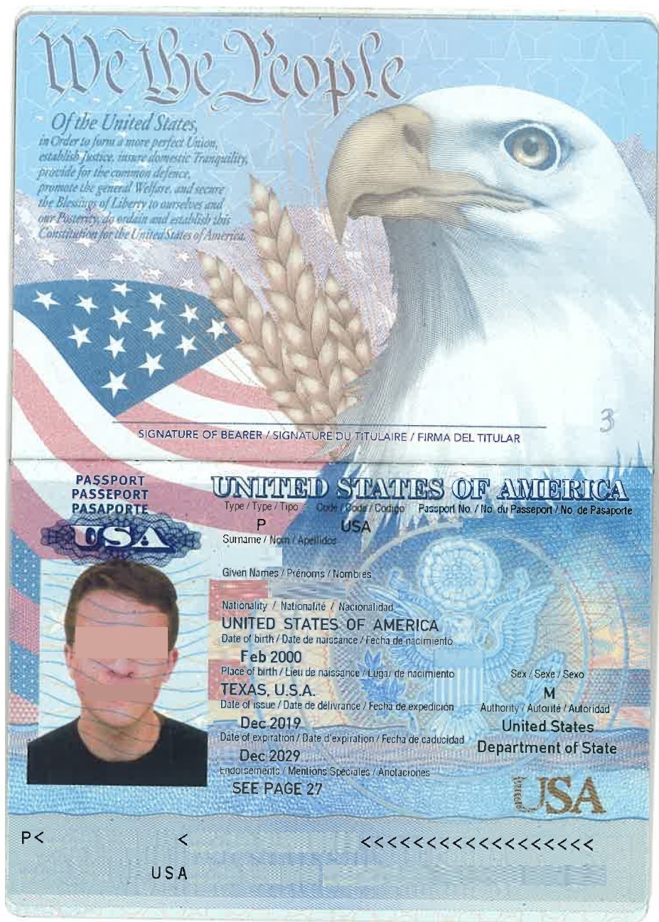 USA passport_Russian translation