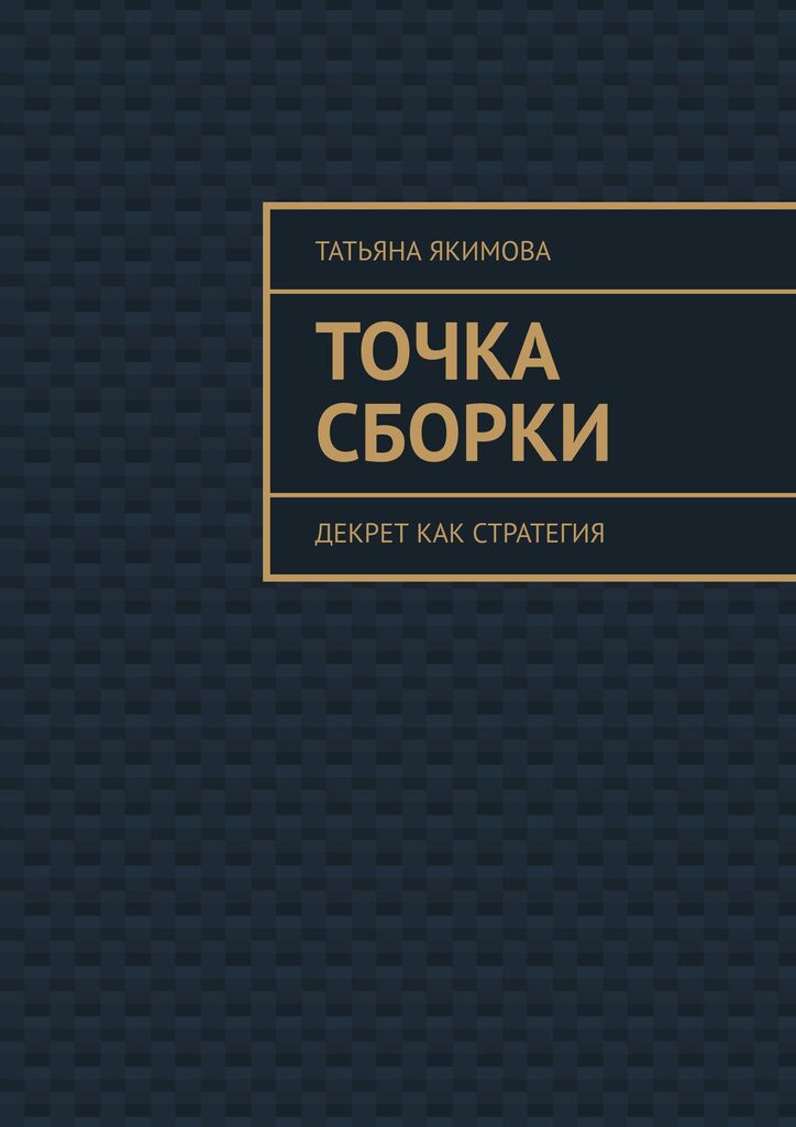 Обложка книги «Точка сборки»