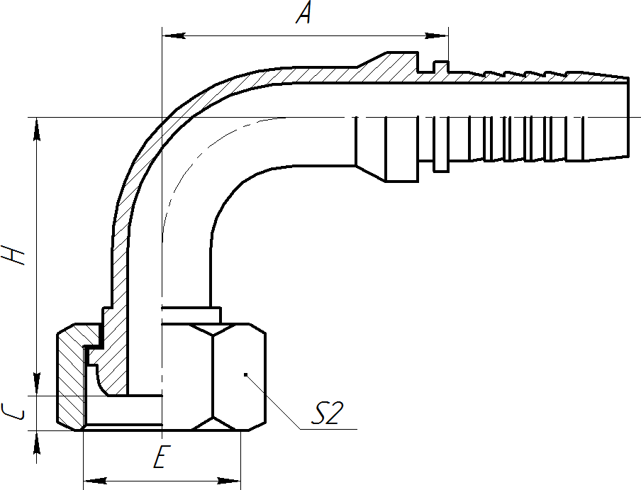 Уплотнение шариком. Фитинг dk м16х1.5. Фитинг dk 42x2 90 dy20. Ниппель с накидной гайкой м20х1.5 чертеж. Фитинг м42х2 dk чертёж.