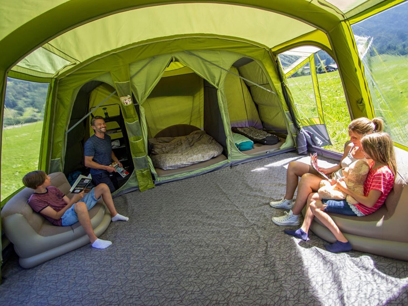 Палатки для отдыха на природе семьей