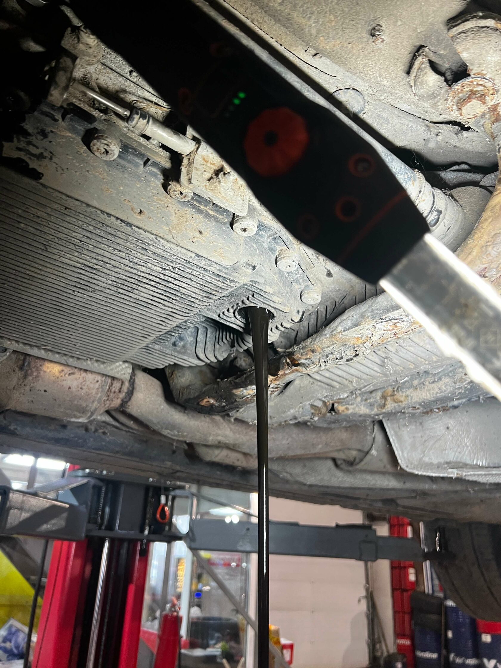 Слив масла из АКПП ZF