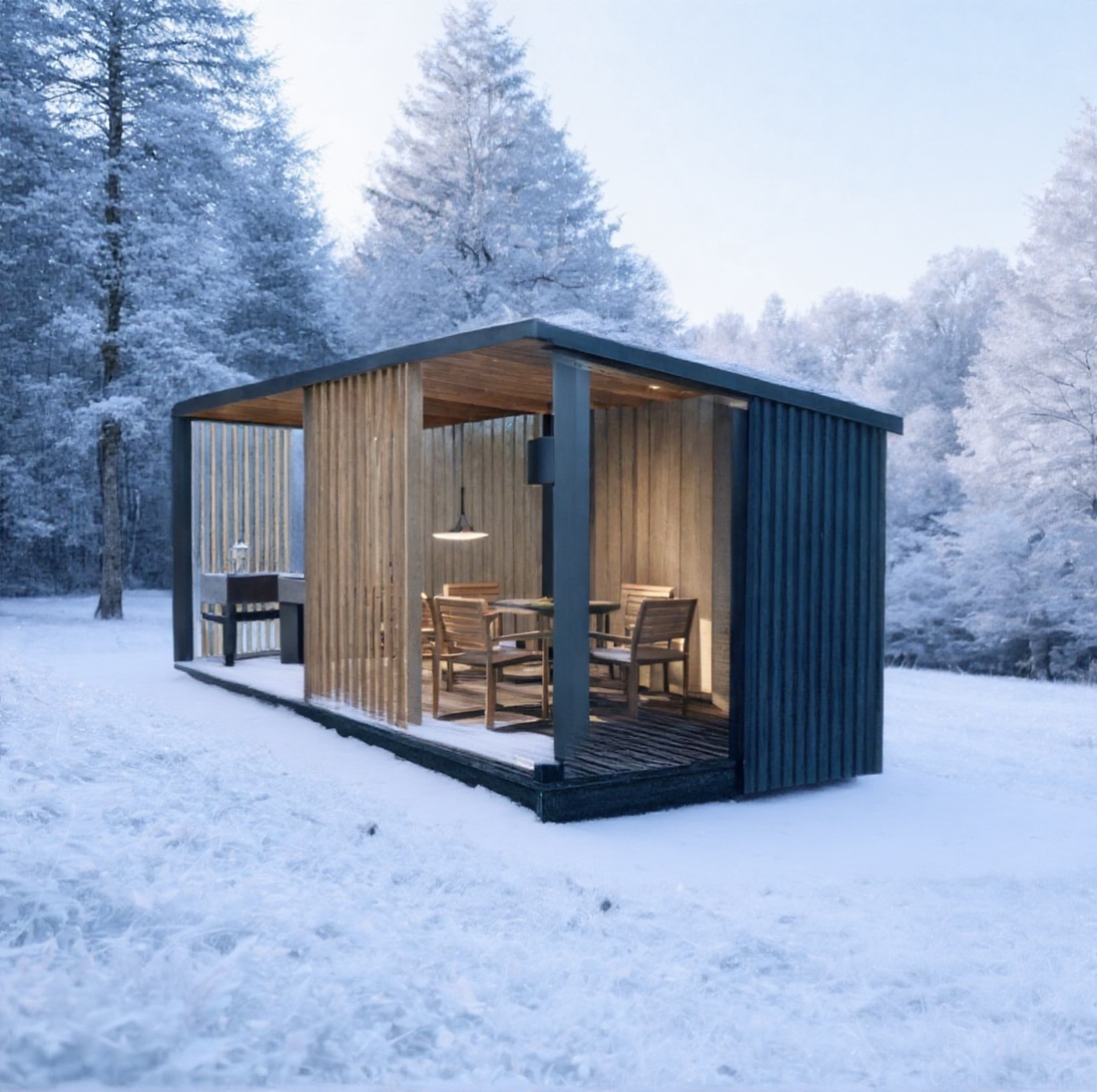 Беседки и зоны барбекю