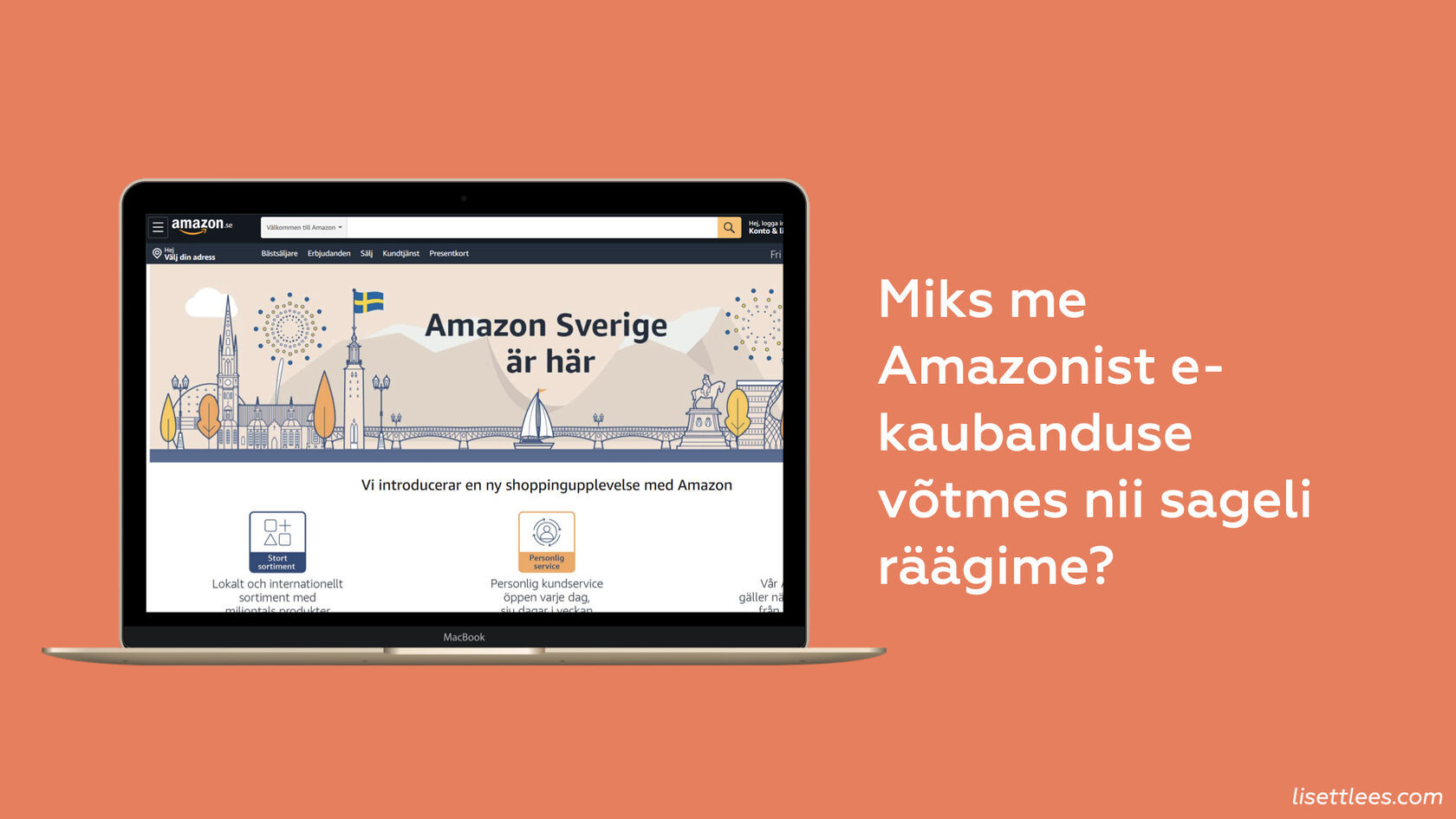 Lisett Lees Amazon FBA ja Rootsi Amazoni roll e-kaubanduses