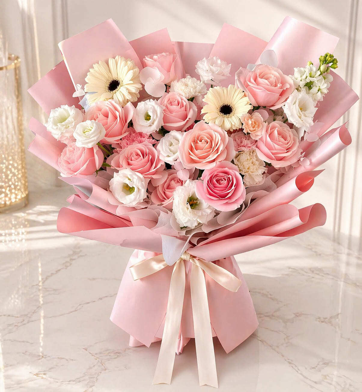 Luxury flower bouquet for delivery in Morocco from France by Flowers Rabat