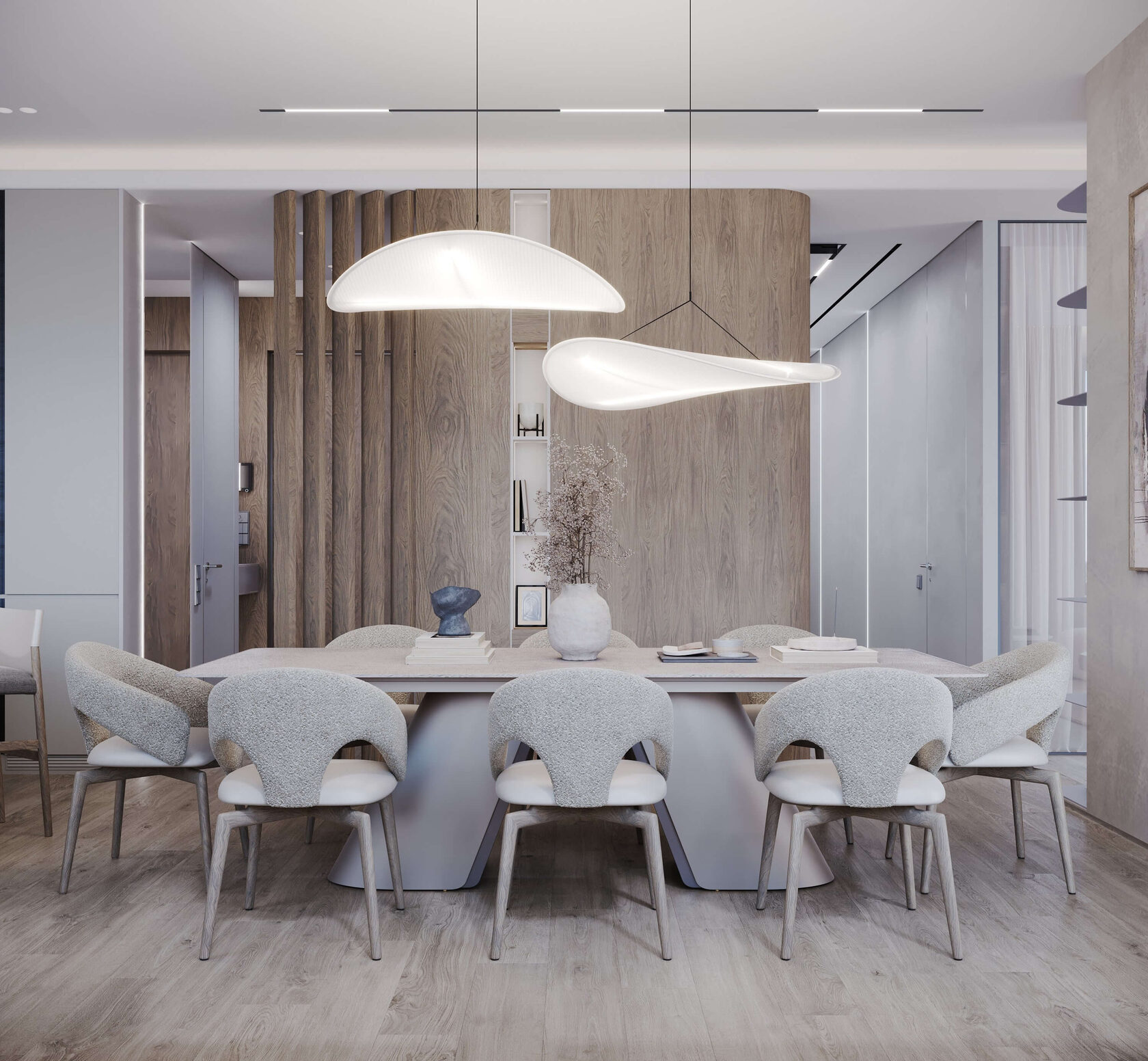 Квартира в ЖК «Сидней Сити», 135 м², минимализм
