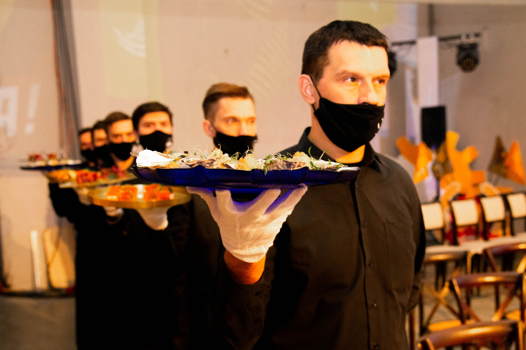 Сервировка фуршета Диметра — кейтеринг Smile Event Catering Москва