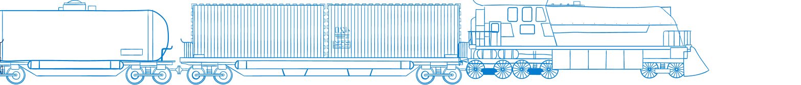 Иллюстрация железнодорожного поезда