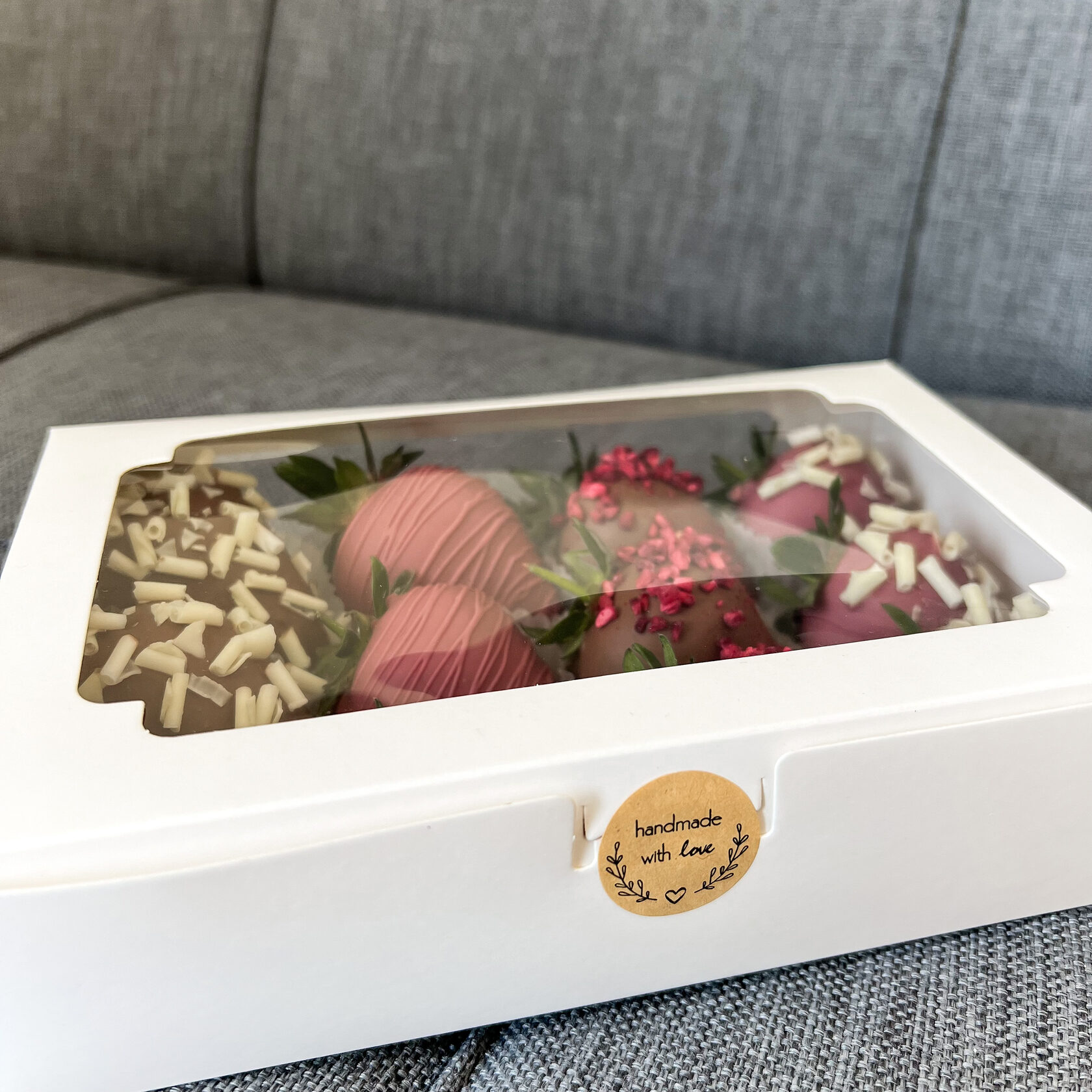 chokoladeovertrukne jordbær