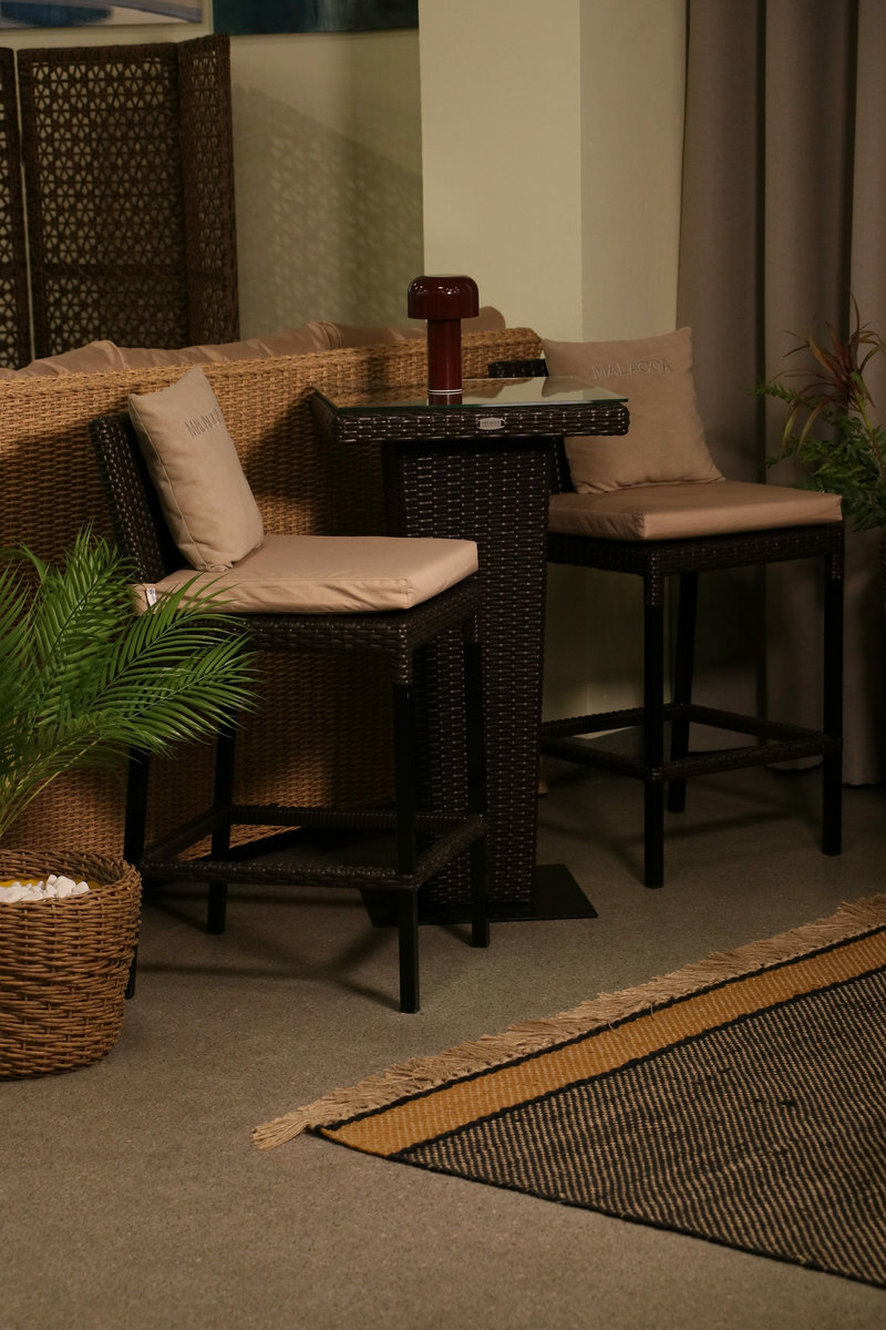 Барные группы из искусственного ротанга от Malacca