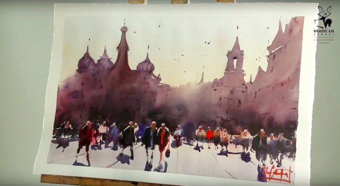 Red Square on a sunny day