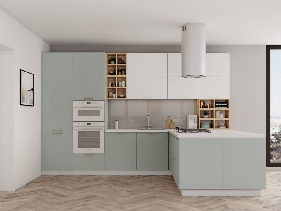 Модульная кухня с покрытием Акрилит Малоярославец