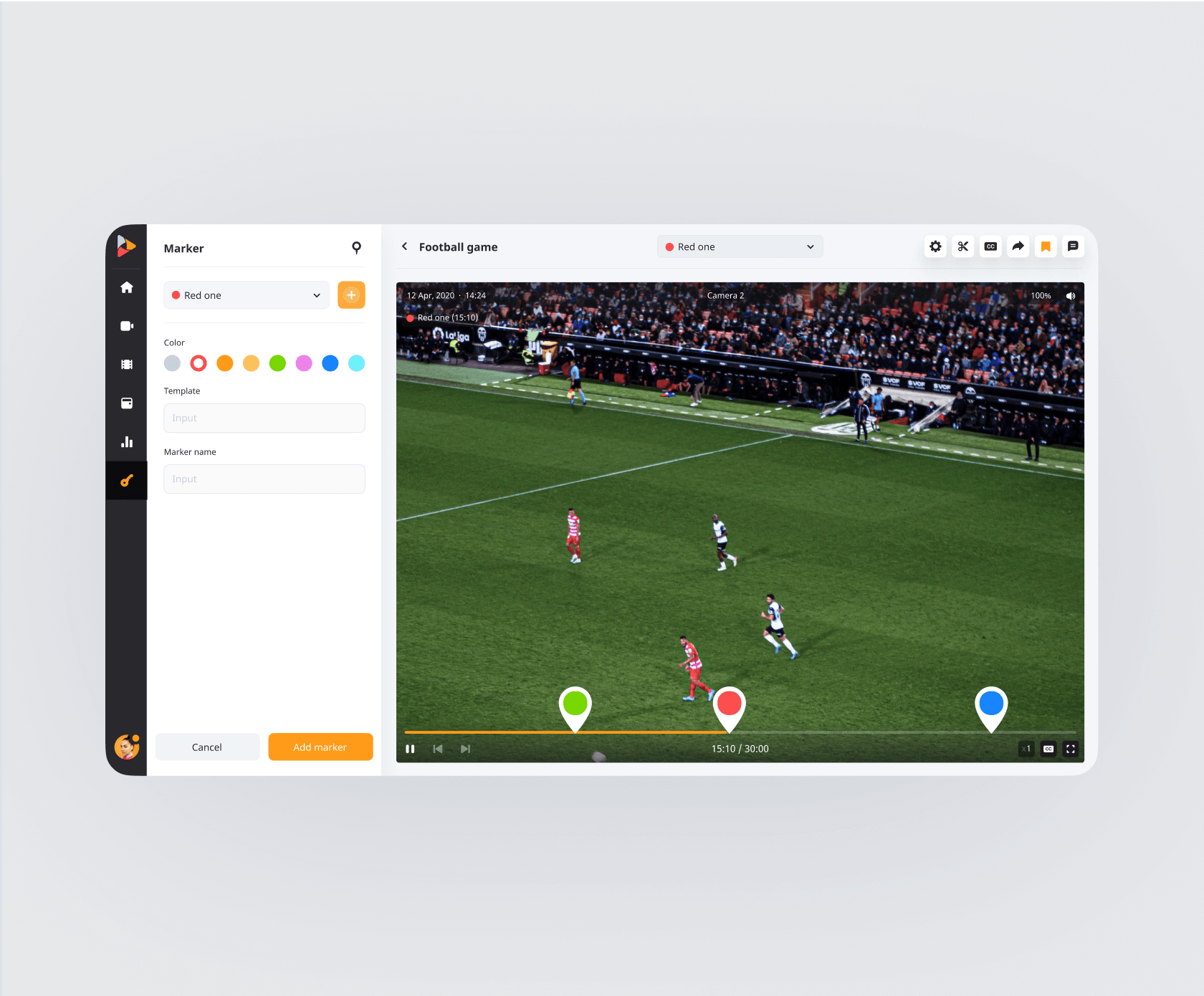 ставить отметки на записи