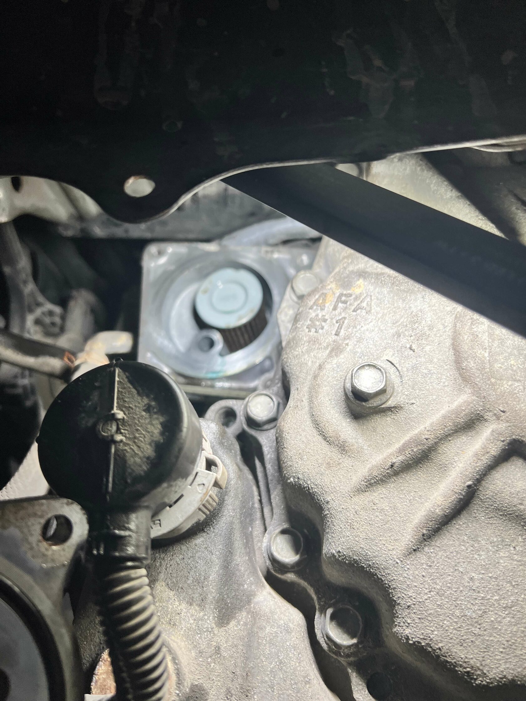 Замена фильтра тонкой очистки Mitsubishi