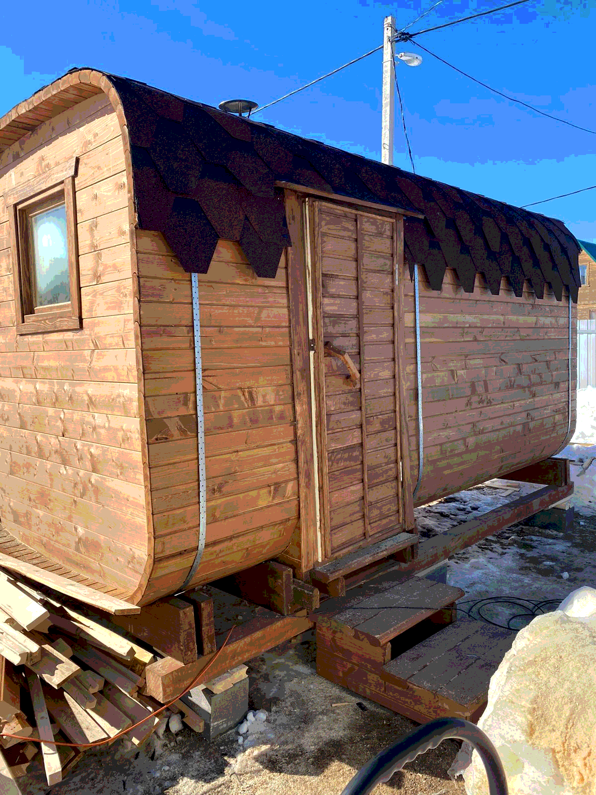 Бани-бочки из кедра от производителя