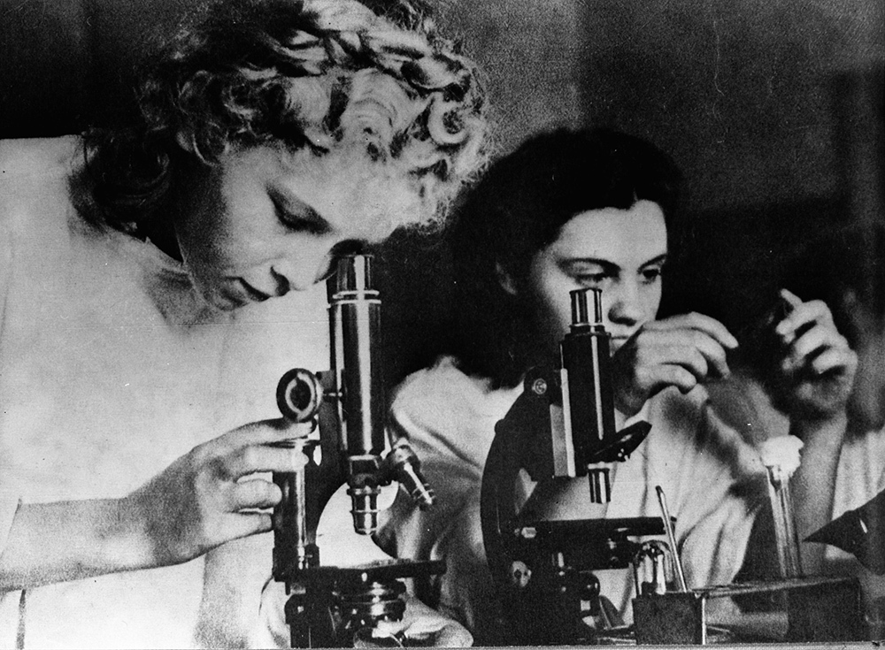 В лаборатории (1933 г.)