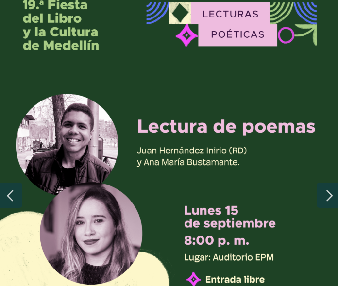Docente de la Institución Universitaria Salazar y Herrera invitada como escritora a la 19.ª Fiesta del Libro y la Cultura de Medellín
