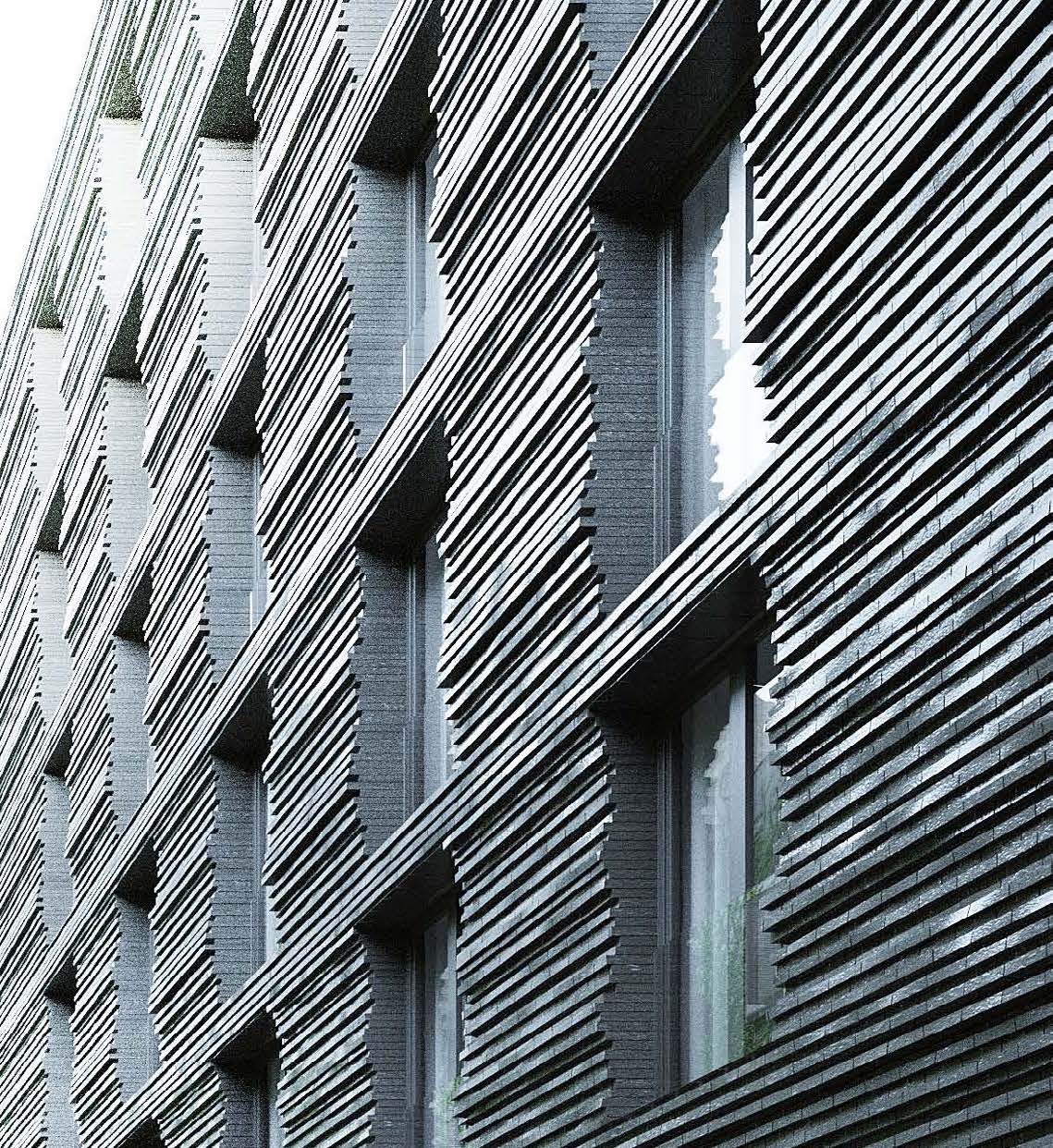 Проект реалиации облицовки фасада однослойными панелями