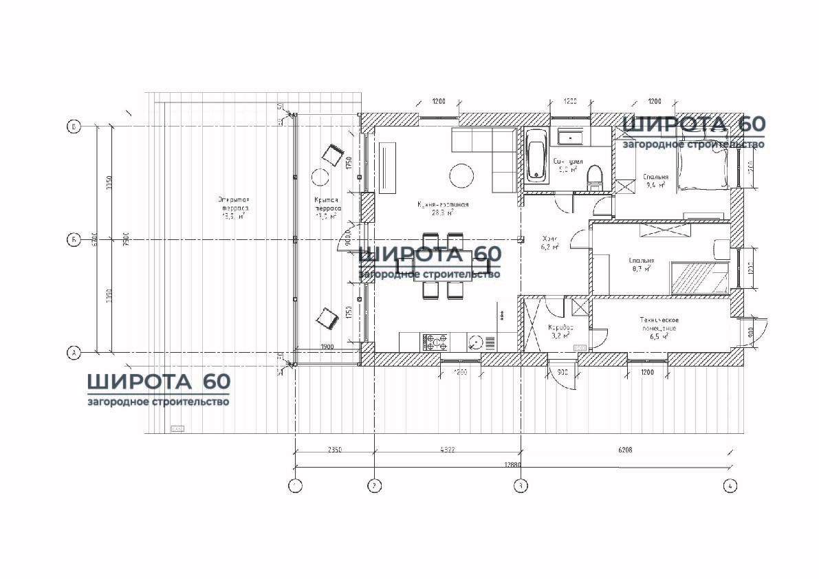 Планировка первого этажа
