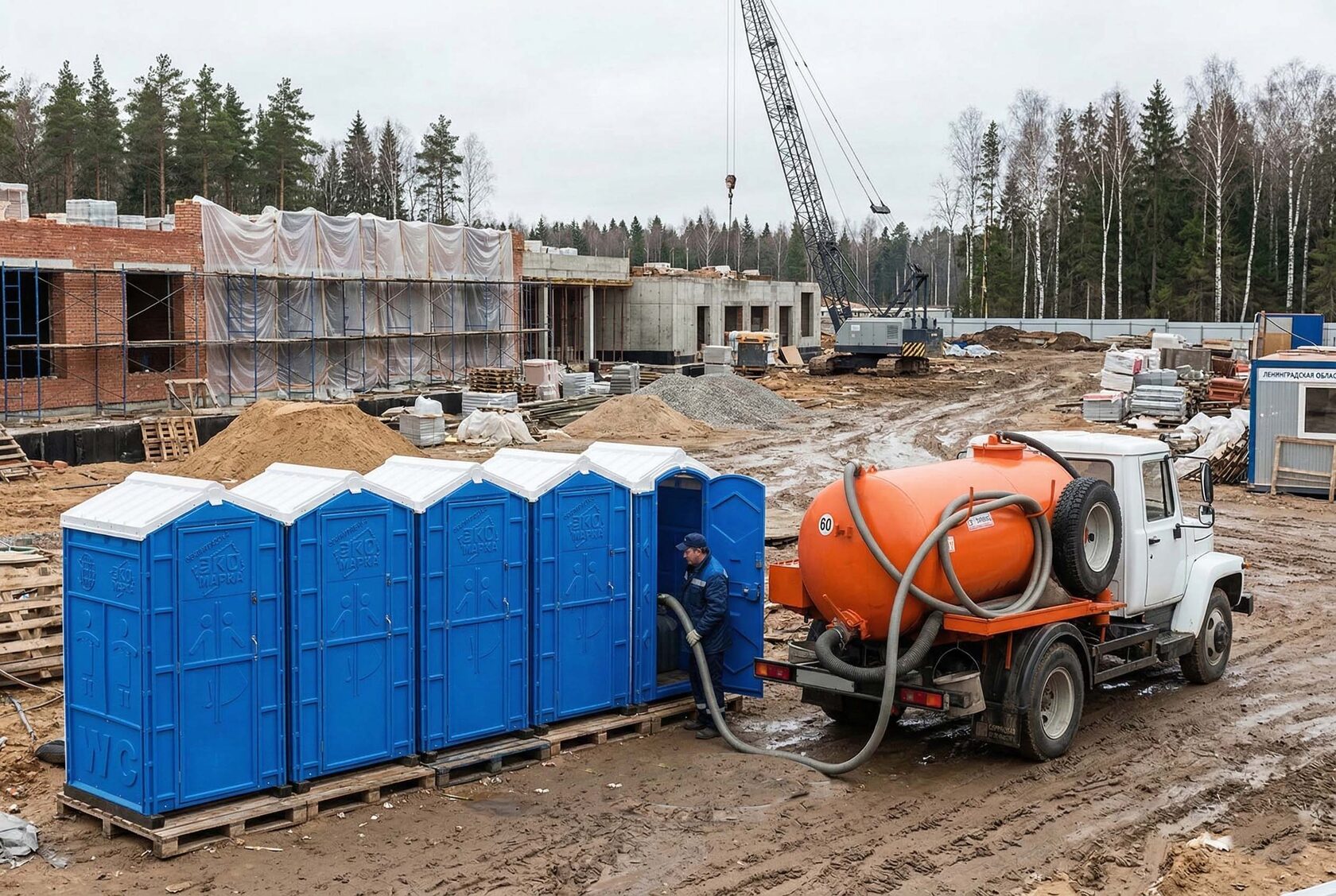 Туалетная кабина для дачи