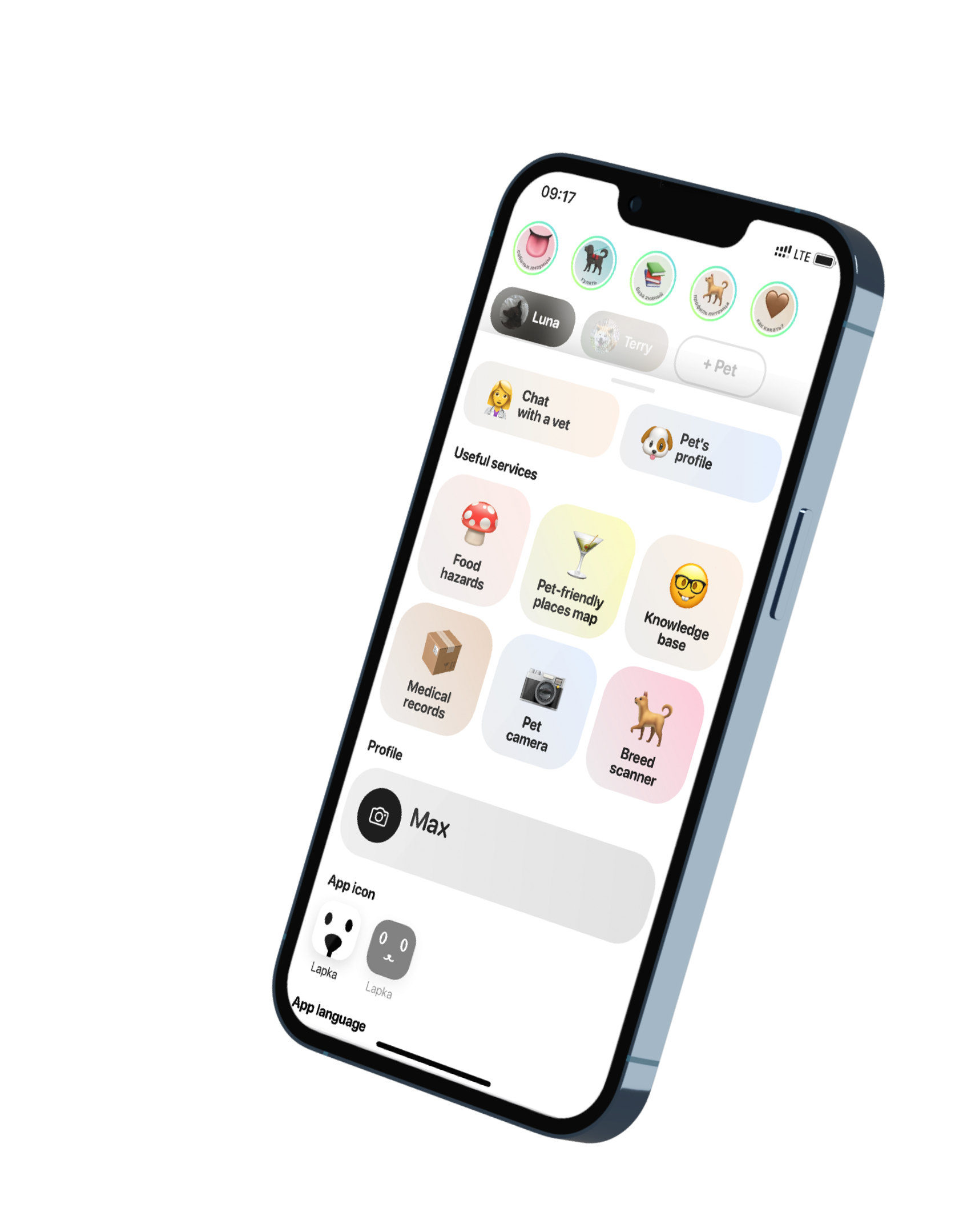 Lapka app