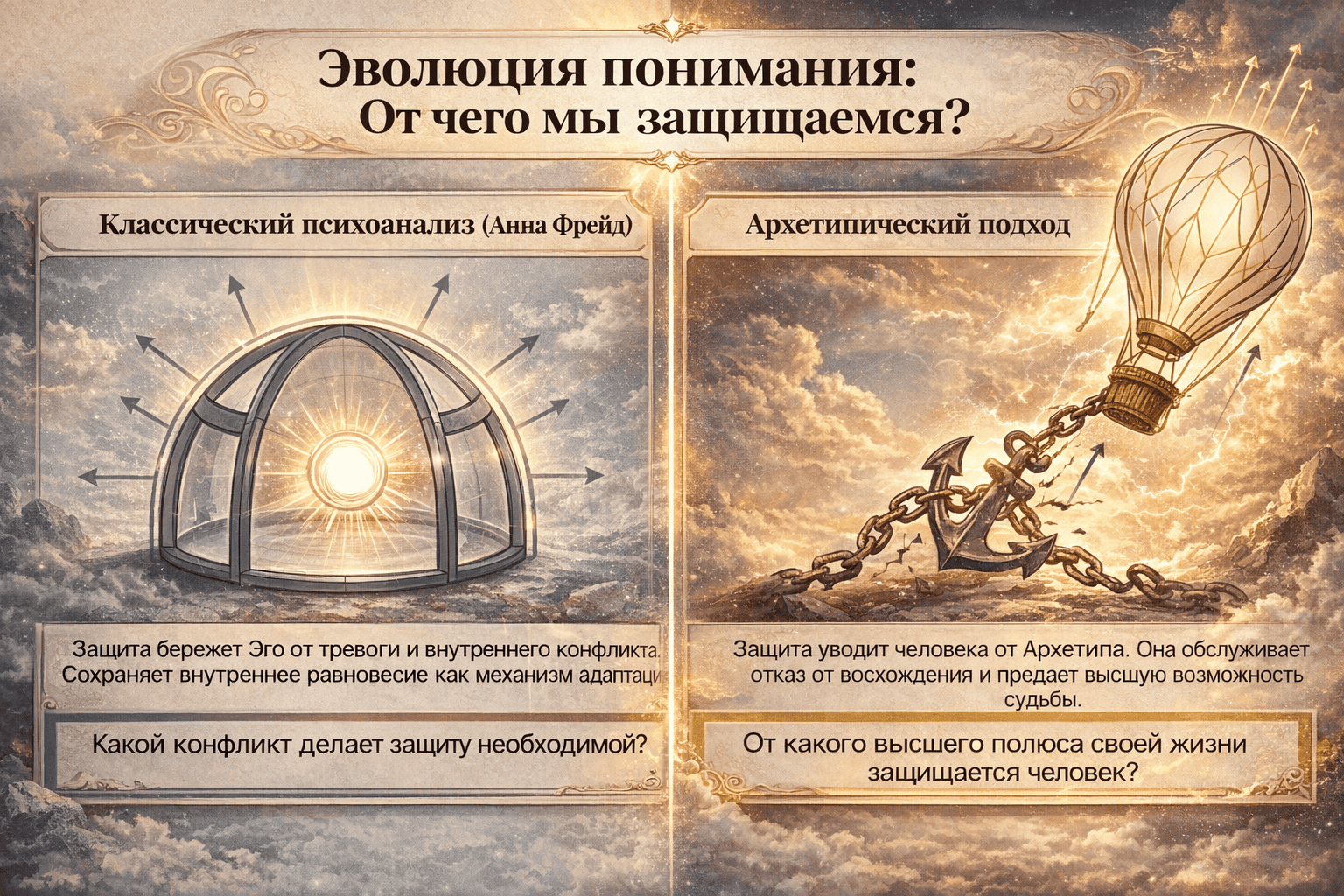 Два типа защит