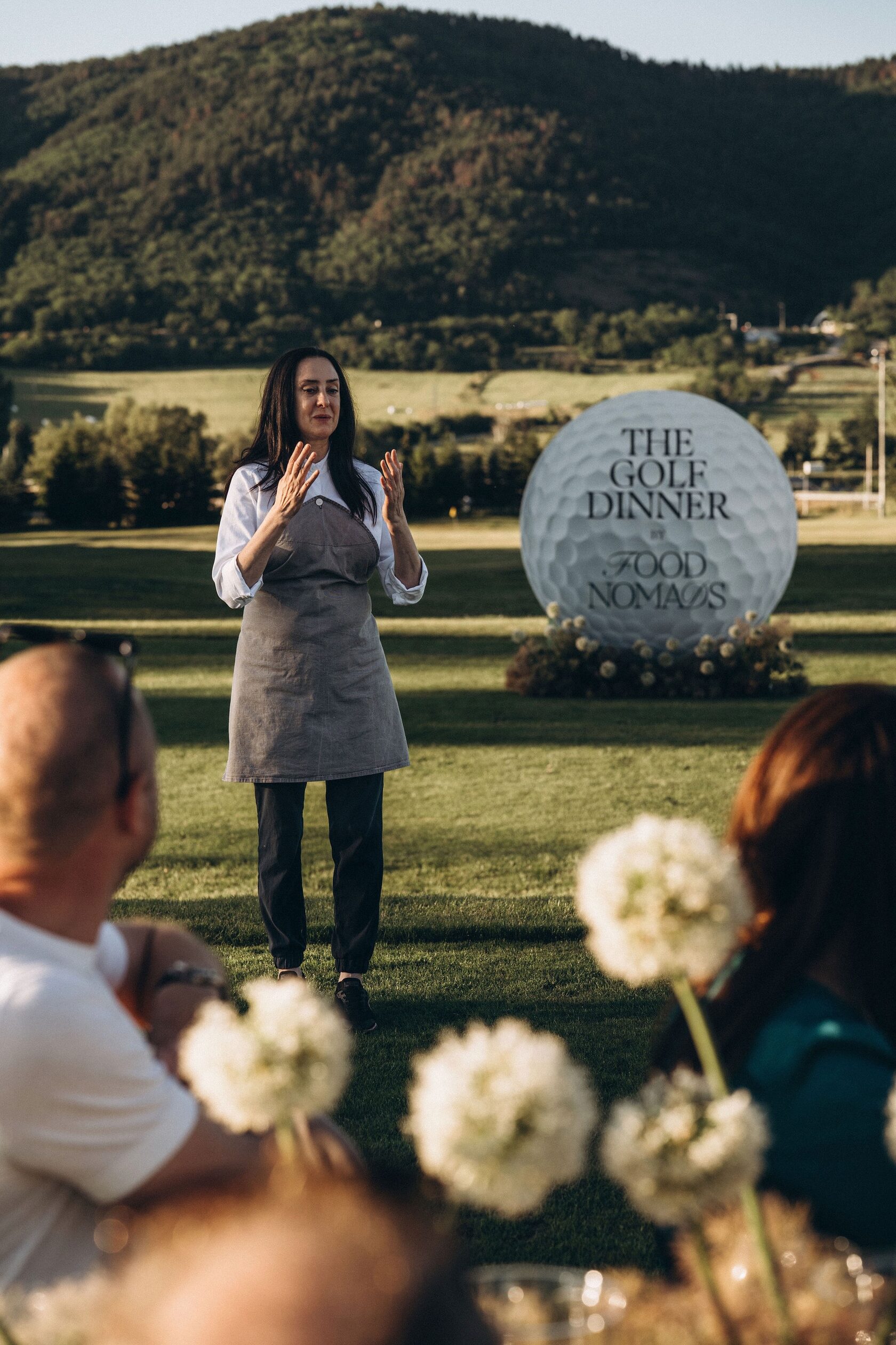 Шеф Севда Димитрова разказва за менюто създадено от нея на The Golf Dinner by Food Nomads 