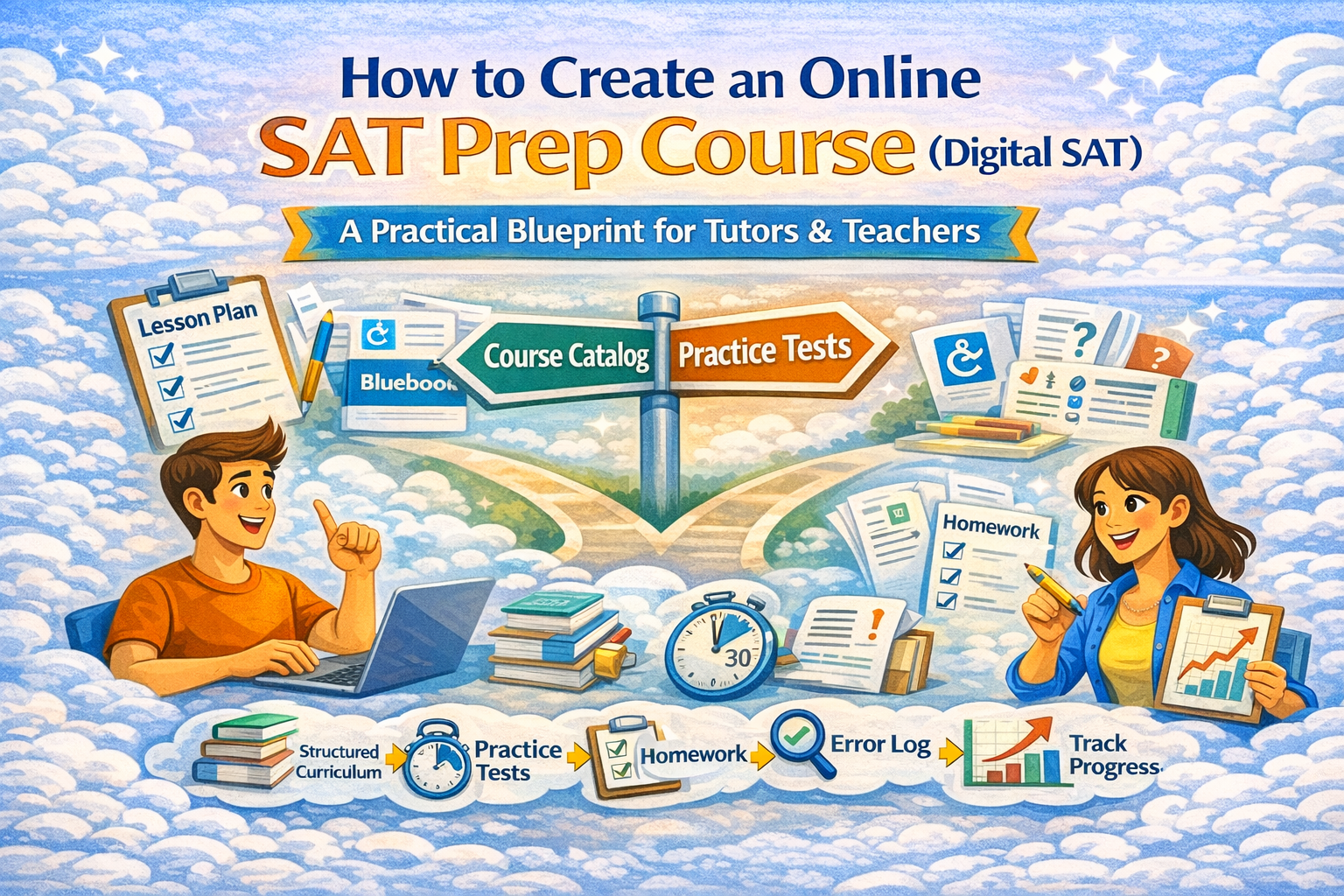 How to Create an Online SAT Prep Course (Digital SAT): a Practical Blueprint for Tutors &amp; Teachers