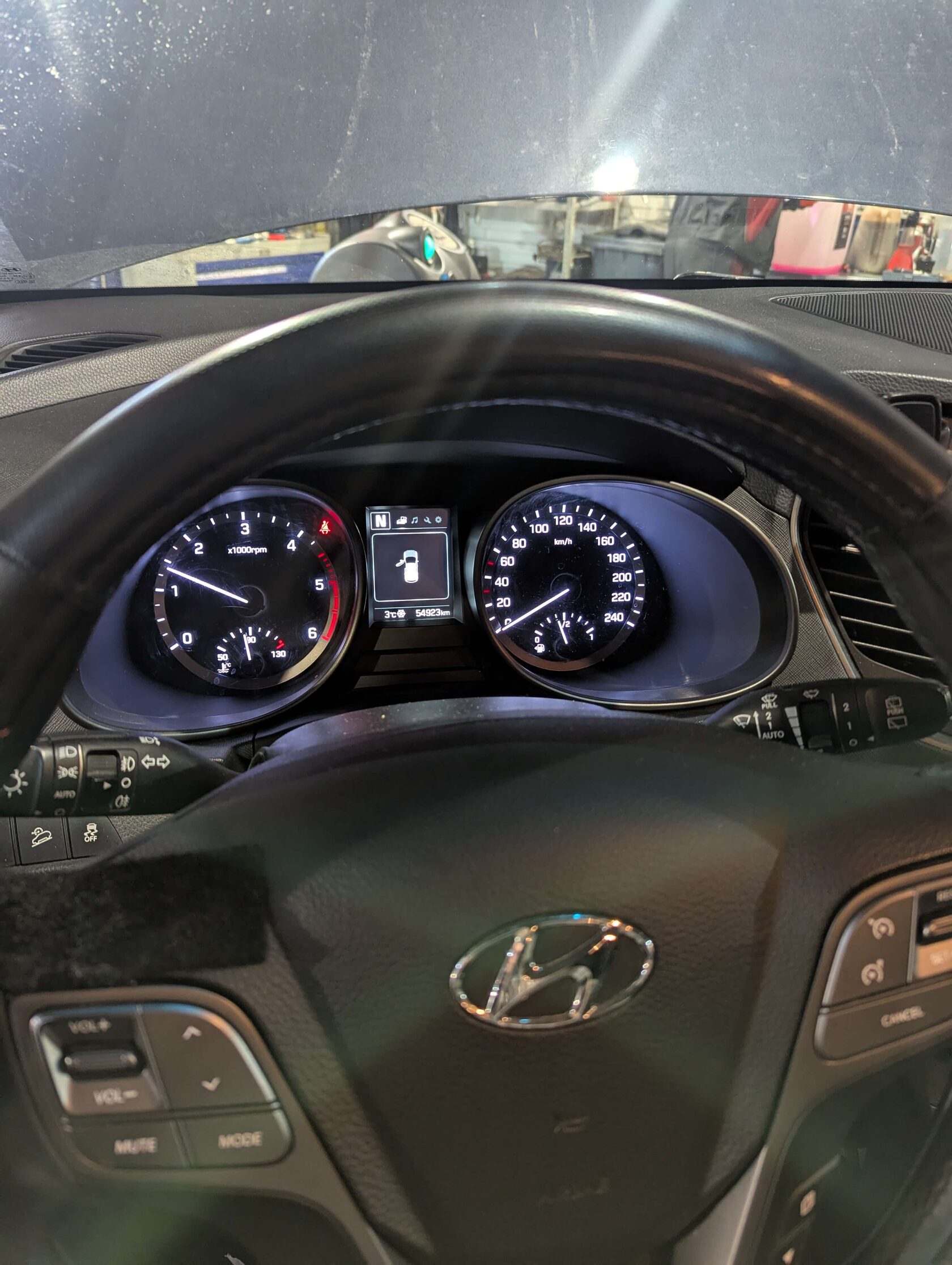 Пробег Hyundai Santa Fe DM на момент замены антифриза