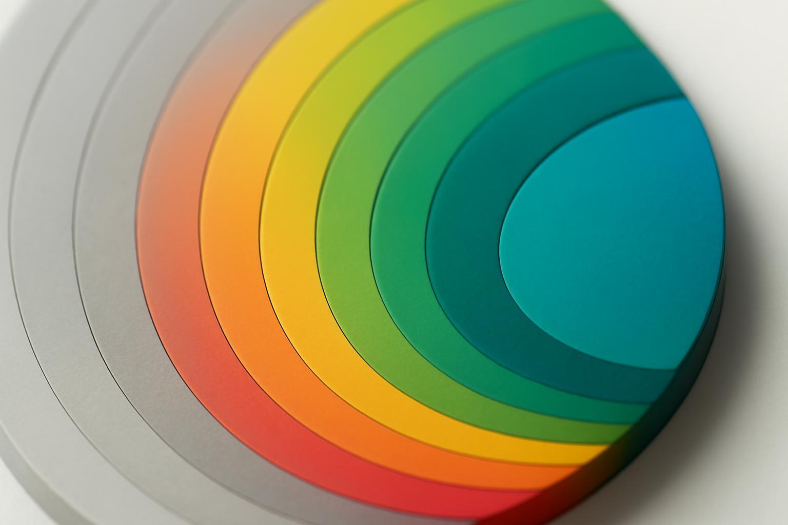 Color section branding guide layout