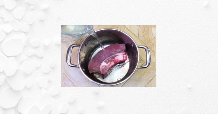 Приготовление фасолевого супа с говядиной из красной фасоли: шаг 3