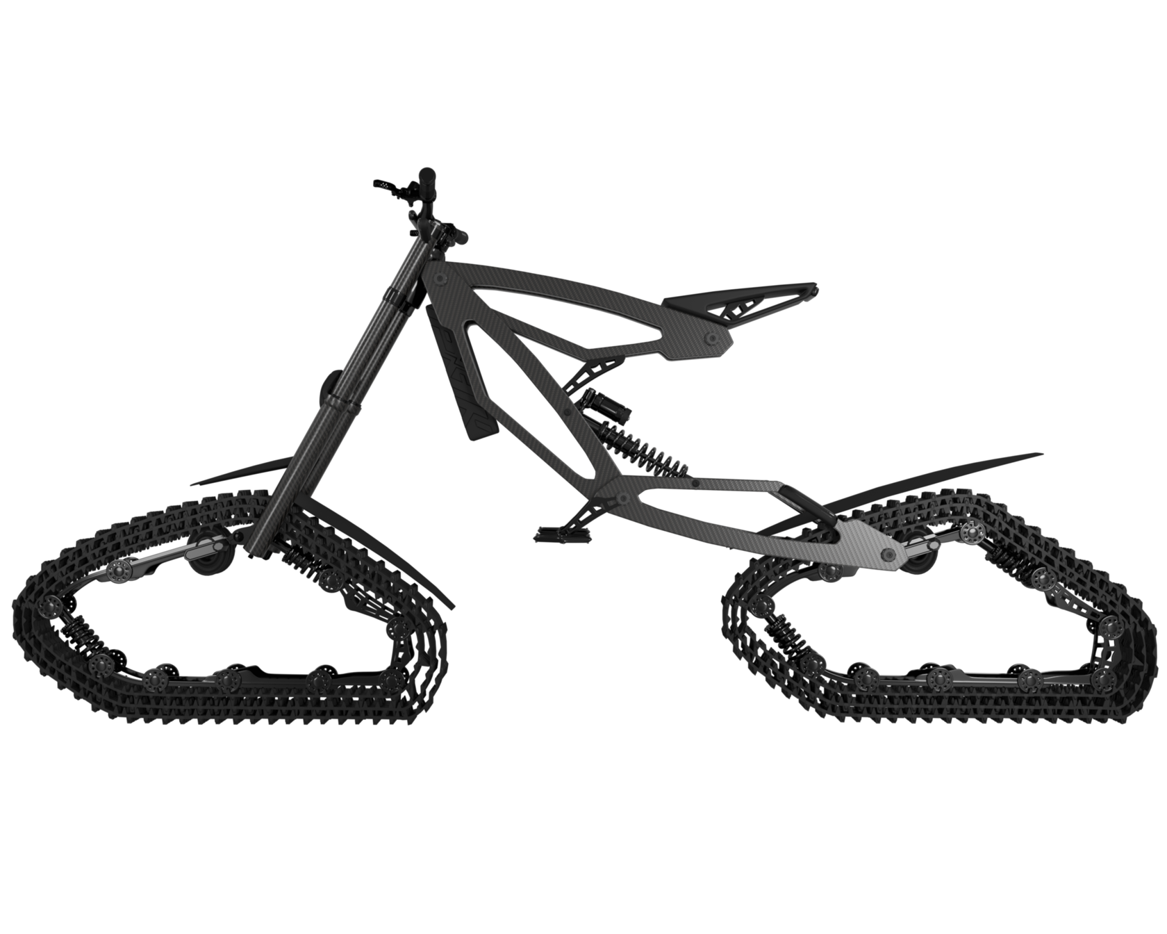 Мотовездеход сотовая структура гусеницы профиль