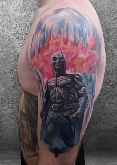 бэтмен тату , сделать тату в Перми
