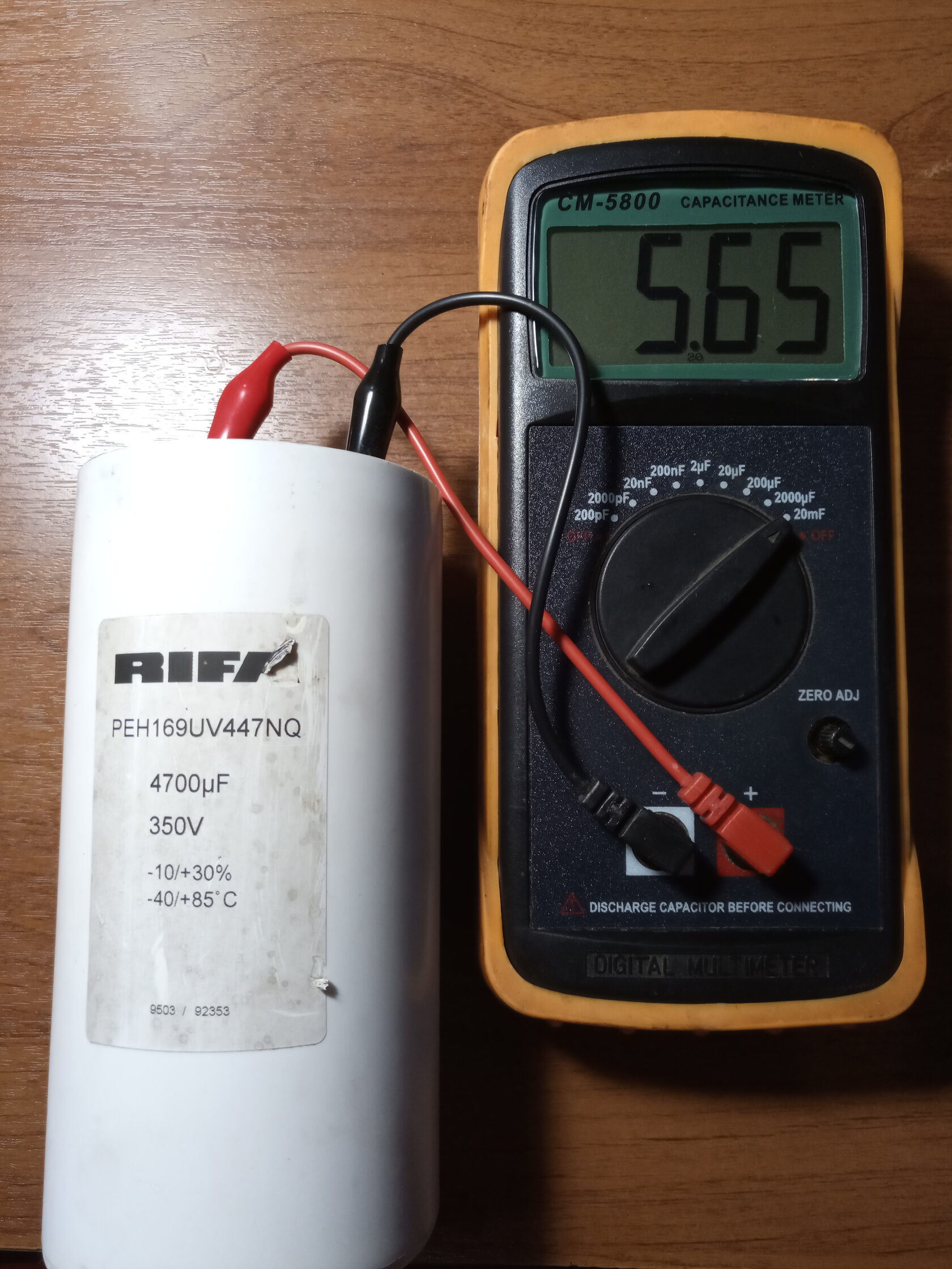 Конденсатор RIFA PEH169UV447NQ 4700mF 350V -40/+85