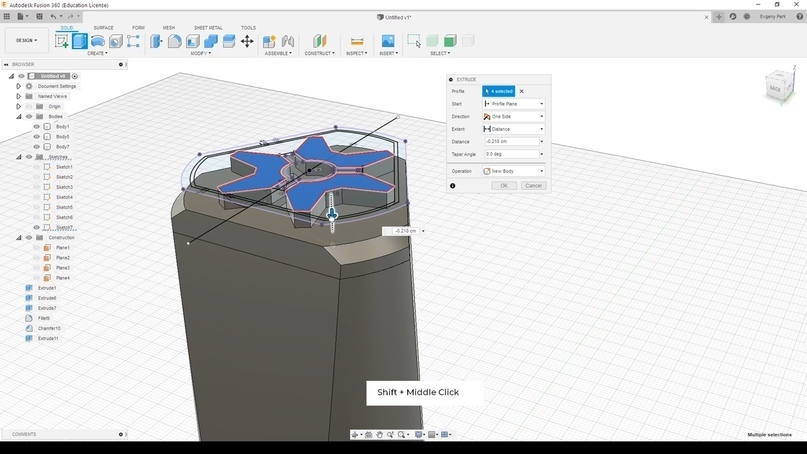 Как вставить картинку в fusion 360