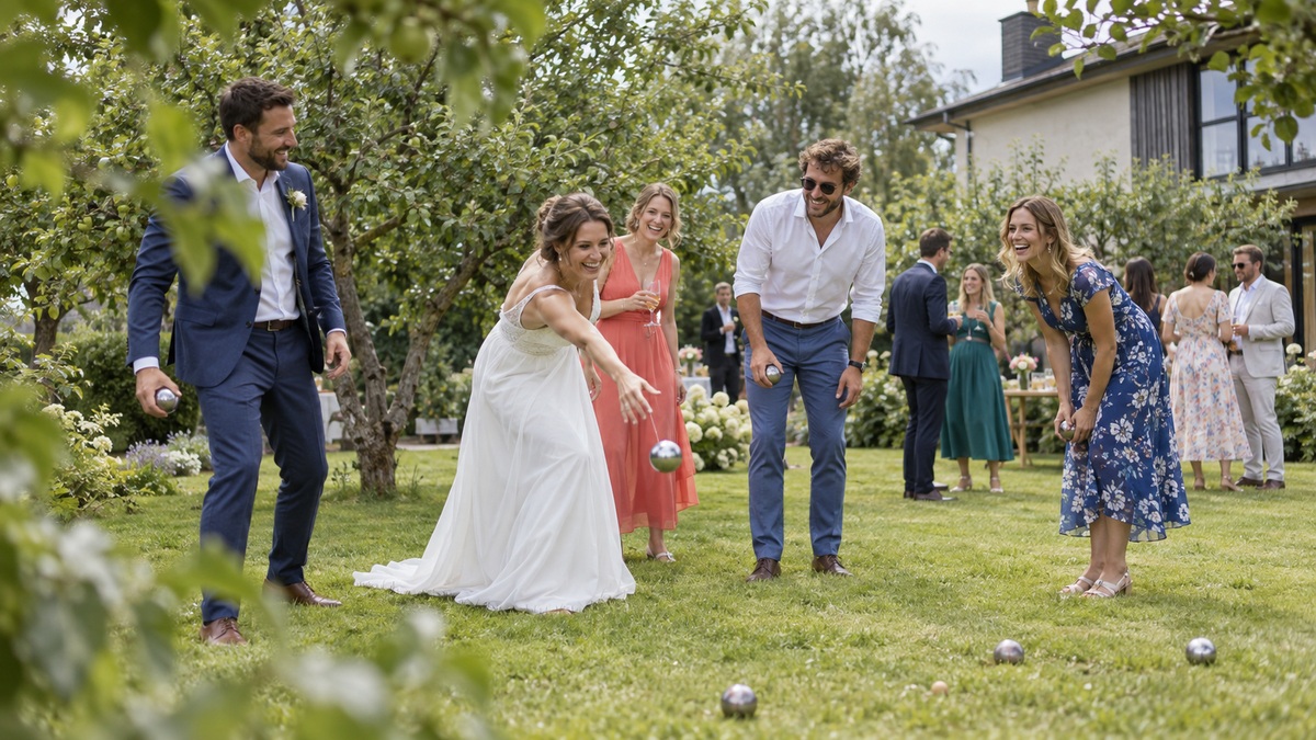 Свадьба garden party — приём для гостей в саду на открытом воздухе