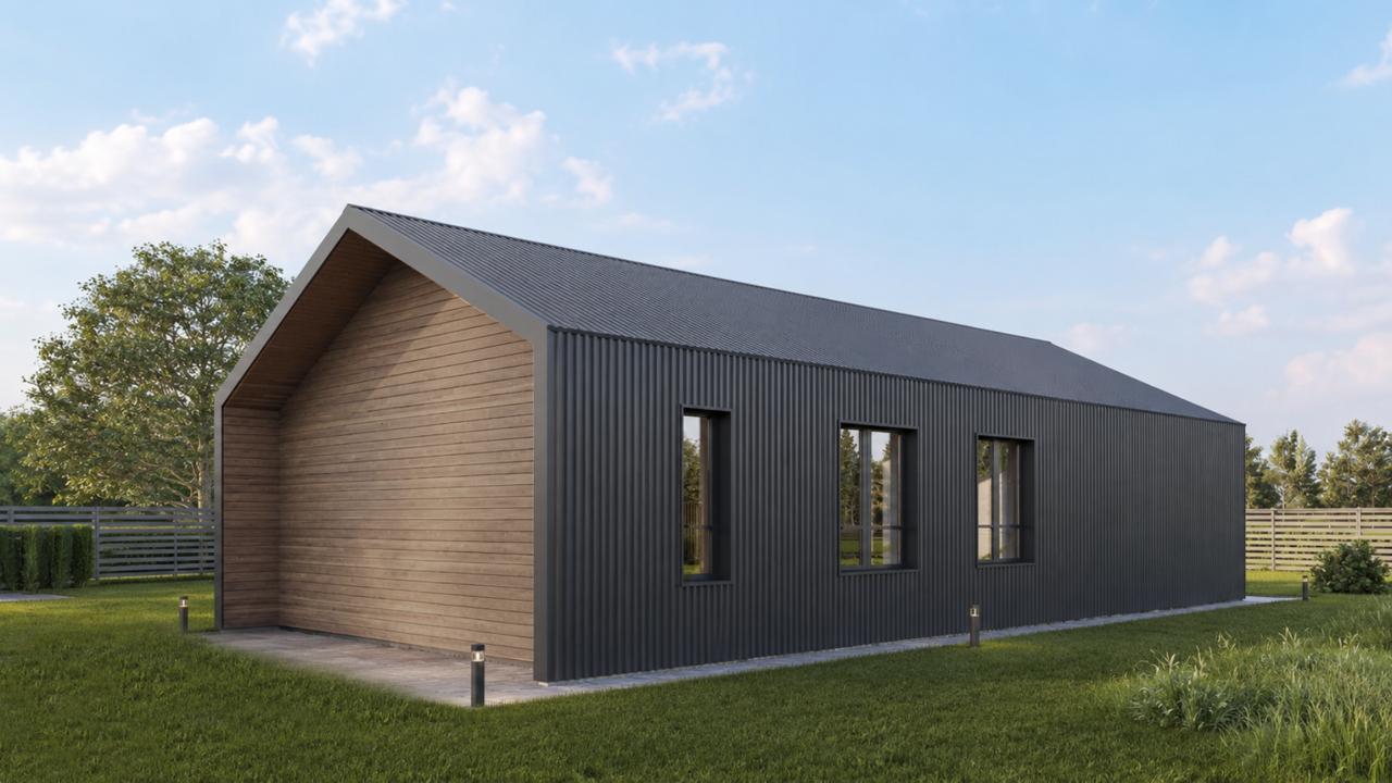 Проект одноэтажного дома ART HOUSE 113, 113,1 м²