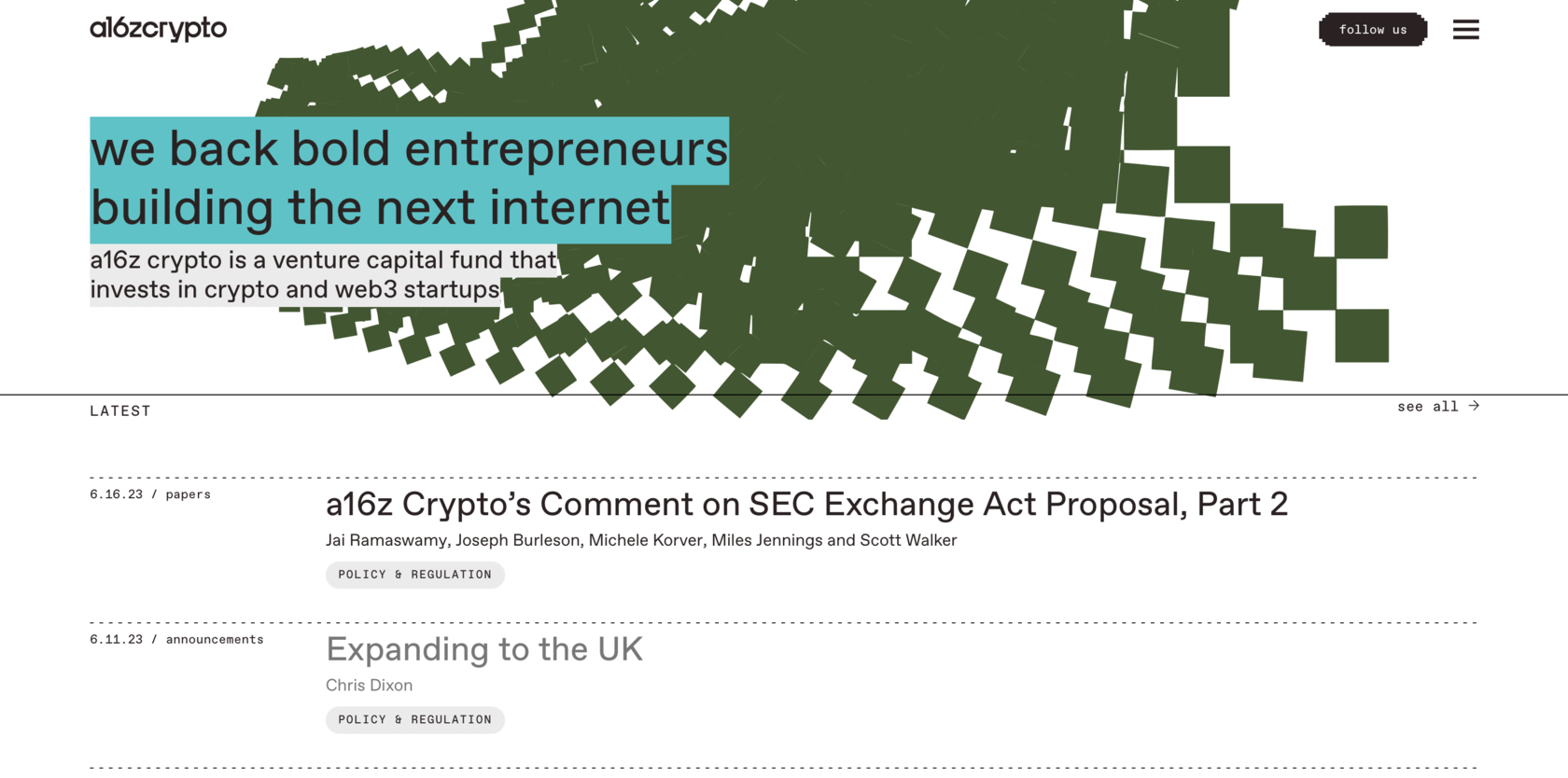 A16Z Crypto - site image