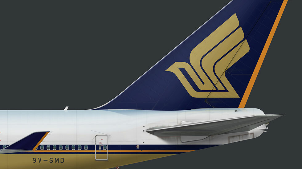 Singapore Airlines Boeing 747-400 9V-SMD | Aviaposter Singapore Airlines Boeing 747-400 9V-SMD | Aviaposter