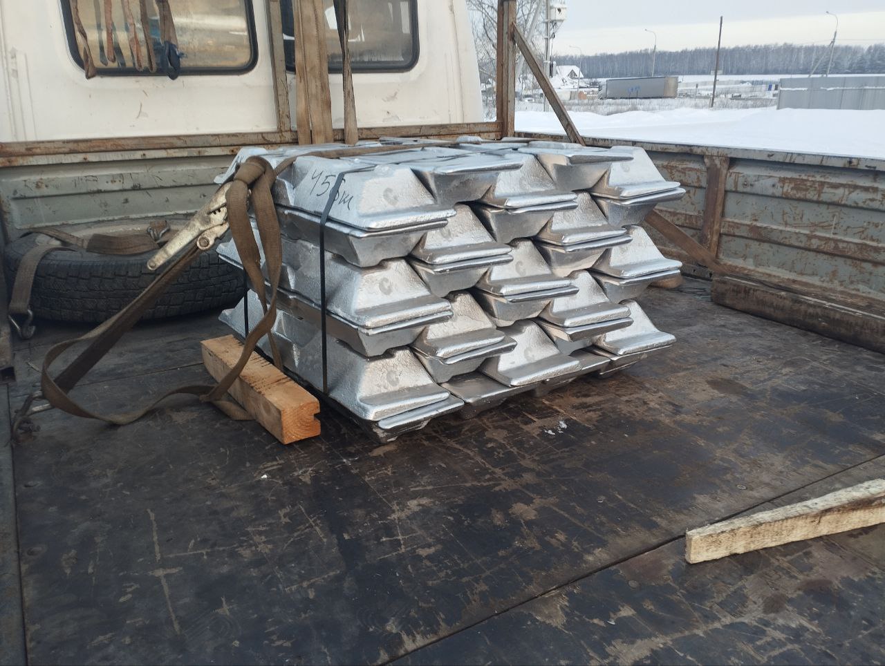 Алюминиевый литейный сплав АК12оч в чушках ГОСТ 1583-93 отгрузка 450 кг